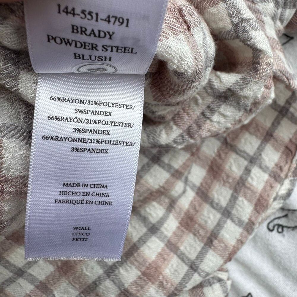 Nwot Rails Brady Button Up Plaid Relaxed Shirt To… - image 7